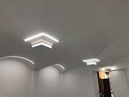 Volte A Crociera In Cartongesso Con Luci A Led Come Illuminare Una Volta Con I Led Profili Curvi Per Cartongesso I Profili Srl