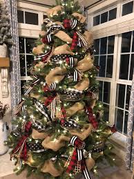 Ribbon Christmas Tree Decoration Ideas Pinterest 2018 Ribbon On Christmas Tree Plaid Christmas Decor Christmas Decorations Cheap