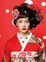 成人式の振袖 最新髪型特集 ヘアカタログ 大阪 北摂 豊中駅すぐ blog 成人式 ヘアスタイル レトロ モダン 髪型 振袖