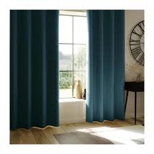 Découvrez également dans cette même gamme, le coussin et le rideau polaire assortis. Atmosphera Rideau Occultant Total En Tissu Bleu Canard 140 X 260 Cm Cdiscount Maison