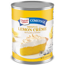 In a small bowl, sift together the flour, salt, and baking powder. Duncan Hines Comstock Original Lemon Creme Pie Filling And Topping 21 Oz Walmart Com Walmart Com