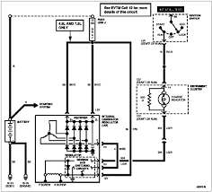 .alternator voltage regulator wiring diagram.or a schematic diagram of the charging system voltage regulator connector wiring diagram. Wiring Alternator To Work Properly Bronco Forum Full Size Ford Bronco Forum