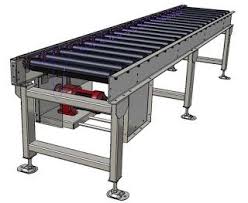 278 Chain Driven Roller Conveyor Free Download 3d Models In 2020 Roller Design Conveyor Roller