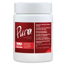 For cleaning we also recommend the cleaning tablets item. Puro Espresso Machine Cleaning Tablets