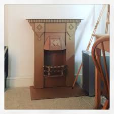 What Should I Do With All The Ikea Boxes I Have Left Over Cardboard Fireplace Obviously Cardboard Fireplace Ikea Boxes Fireplace