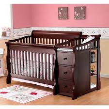 Sold and shipped by realrooms. Sorelle Princeton Elite Crib And Changer In Espresso Walmart Com Cribs Crib With Changing Table Baby Furniture