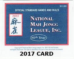 Maybe you would like to learn more about one of these? 2016 National Mah Jongg League Official Hands And Rules Large Print Contemporary Manufacture Board Traditional Games