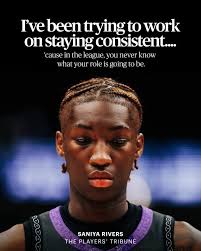 Saniya Rivers is locked in, no matter the role. Listen to the Connecticut  Sun rookie's #SometimesIHoop episode: playerstribu.ne/SometimesIHoop 📷:  Alika Jenner