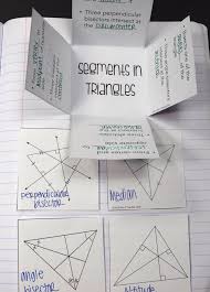 Triangle Congruence Proof Worksheet Segments In Triangles Foldable With Images In 2020 Teaching Geometry Geometry Interactive Notebook Geometry Lessons