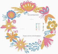 Stylish, fun and easy, we have a great selection of free cross stitch patterns to download, perfect for cross stitchers of all levels from beginner to advanced. Hancock S House Of Happy Free Flower Wreath Cross Stitch Pattern Wedding Cross Stitch Pattern