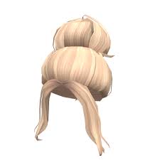 Customize Your Avatar With The Blonde Messy Bun And Millions Of Other Items Mix Match This Hair Accessory Wi Blonde Messy Bun Hair Codes Bloxburg Hair Codes