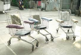 Designer Turns A Shopping Cart Into An Affordable Diy Wheelchair Outdoor Furniture Sets Design Steel Furniture