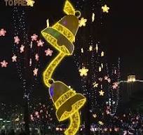 Eco-Friendly Winter Holiday Decor 2D LED Motif Lights