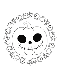 25 Free Printable Halloween Coloring Pages Halloween Coloring Pages Coloring Pages Skull Coloring Pages