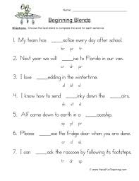 • sound out words to identify the correct answers • better understand the difference between consonant. Fl Blends Worksheets Activities Optovr Com