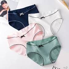 Each piece of lingerie is designed and sewn by me. Cotton Underwear Female Thread Princess Bowknot Cotton Panties Mid Waist Panties Shopee Philippines