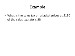 Percent And Problem Solving Sales Tax Commission And