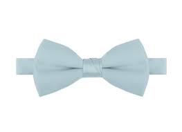 Segal Satin 2 Light Blue Bow Tie B02 39