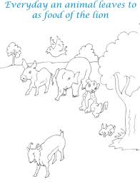 64 jungle book pictures to print and color. Goat Leaves Other Animals Coloring Page For Kids