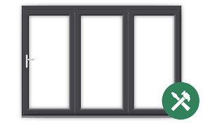 Concertina timberline folding doors is made to measure to be a perfect fit, up to 3.0m high and almost any width. Custom Size Anthracite Grey Upvc Bifold Folding Doors Flying Doors