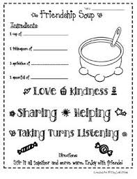 Friendship Soup By Zook S Nook Teachers Pay Teachers Friendship Activities Preschool Friendship Activities Social Emotional Learning