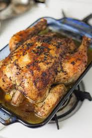 Garlic And Herb Oven Roasted Chicken The Perfect Storm Recipe Baked Whole Chicken Recipes Oven Roasted Chicken Whole Chicken Recipes Oven