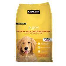 Kirkland Signature Puppy Formula Chicken Rice And Vegetable Dog Food 20 Lb Dog Food Recipes Dog Food Comparison Puppy Food
