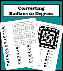 25 Unique And Thought Out Questions On Converting Radians To Degrees Each Question Corresponds To Algebra Worksheets Math Graphic Organizers Color Worksheets