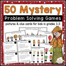 Use problem solving skills in these math and science games with your favorite pbs kids characters like wild kratts, elinor wonders why, curious george, sesame street, and hero elementary! Build Critical Thinking With These Engaging Mystery Problem Solving Games Simply Print Each Picture M Problem Solving Activities Problem Solving Solving Games