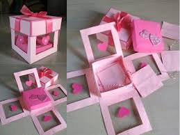 Explosion cards are the most surprising way to celebrate with people you love, and today i'm showing you how to make your own!. Valentine S Special Explosion Box By Sheetal Khajure Arty Hearty Youtube Exploding Gift Box Diy Crafts For Gifts Diy Gift Box