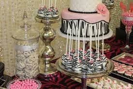 Pink Zebra Theme Baby Shower Party Ideas Photo 1 Of 35 Zebra Baby Showers Printed Baby Shower Baby Shower Supplies