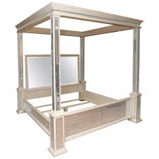 The king size canopy bed may conjure up images of a bygone era when royalty and other nobles slept in luxuriously furnished rooms. Modern King Size Canopy Mirrored Bed At 1stdibs