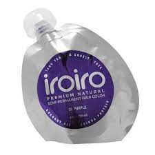 Iroiro 20 Purple Natural Vegan Cruelty Free Semi Permanent Hair Color Permanent Purple Hair Dye Dyed Hair Purple Permanent Hair Color