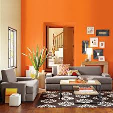 Fresh fashion serves as inspiration when choosing colors for small living rooms. Orange Gray Living Room Decoracion De Interiores Decoracion De Salas Colores Para Sala