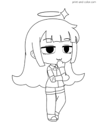 Everything without registration and sending sms! Gacha Life Coloring Pages Coloring Pages Color Print