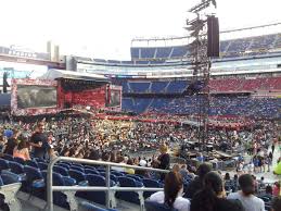 Gillette Stadium Section 107 Row 21 Seat 17 One Direction