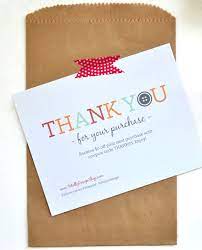 Thank You For Your Purchase Notecard Printable And Instant Download By Totallydesign 10 00 Purchase Card Thank You Card Design Etsy Packaging