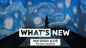 Van gogh museum says of millet's influence on van gogh: Experience Van Gogh Alive At The Dali Museum Youtube