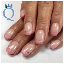 Shortnails Gelnails Nails Frenchnails Rose Glitter Kurzenagel Gelnagel Nagel French Rosa Glitzer Nagelstudi Nagelideen Weihnachtsnagel Nageldesign
