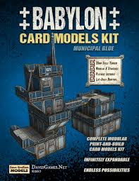 Explore a wide range of the best models free card on aliexpress to find one that suits you! Babylon Municipal Blue Dave Graffam Models Sci Fi Ulisses Spiele