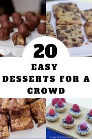 Press into 11x7 inch baking dish. 20 Easy Desserts For A Crowd Make Ahead Recipes