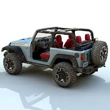 3d Model Jeep Wrangler Rubicon Wrangler Rubicon Jeep Wrangler Rubicon Jeep Wrangler