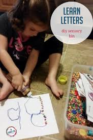 Kitchen sensory bin ideas letters. Learn Letters With Diy Sensory Bins Hands On As We Grow