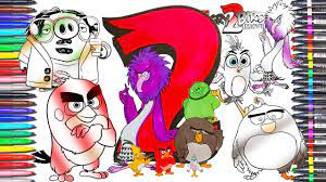 Enjoy printing and coloring online the best kizi free printable 2021 coloring pages for kids! The Angry Birds Movie 2 Color Pages Book The Angry Birds Speedy Funny Coloring Drawing For Kids Youtube