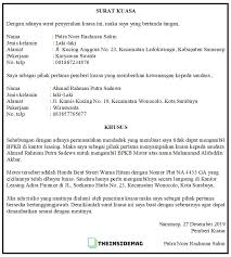 Contoh surat kuasa yang benar dan turorial lengkap cara membuatnya. 22 Surat Kuasa Pengambilan Bpkb Adira Waluyo Id