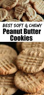 Best Soft And Chewy Peanut Butter Cookies Via Https Www Pinterest Com Happ Chewy Peanut Butter Cookies Soft Peanut Butter Cookies Best Peanut Butter Cookies