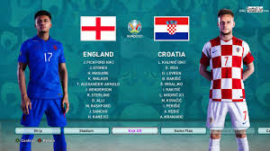 England kick off euro 2020 with win as gareth southgate gets key calls right. Pes 2020 England Vs Croatia Euro 2020 New Kits Sancho Vs Modric Gameplay Pc Youtube