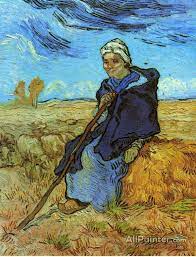 Vincent Van Gogh The Shepherdess After Millet Oil Painting Reproductions For Sale Van Gogh Art Artist Van Gogh Vincent Van Gogh Art