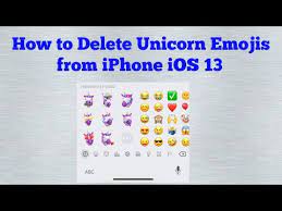 How To Delete Unicorn Emojis From Iphone In Ios 15 Youtube