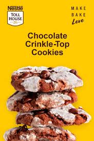 Chocolate Crinkle Top Cookies Recipes Chocolate Crinkles Cookie Recipes